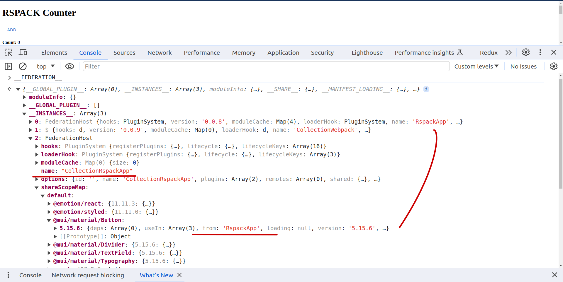 scope sharing sample