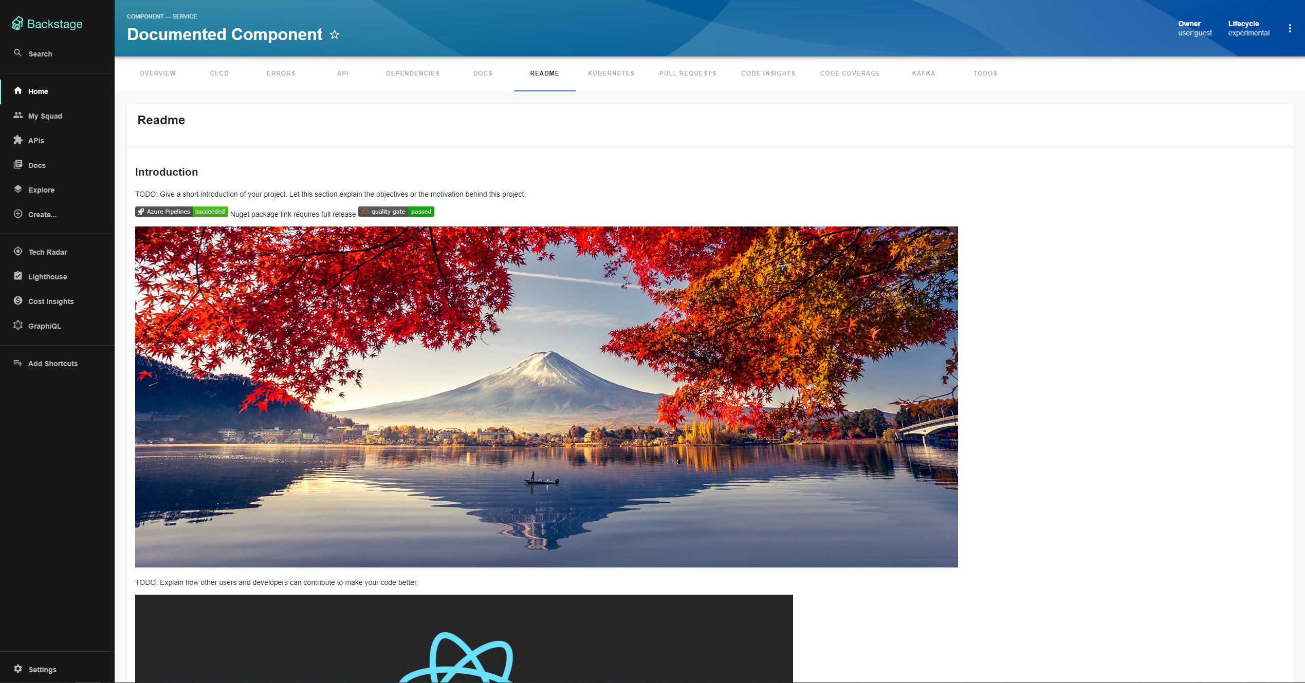 Azure Readme Example