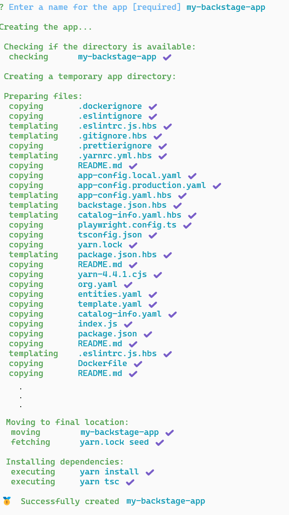create app