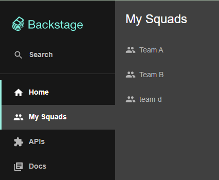 MyGroupsSidebarItem multiple example